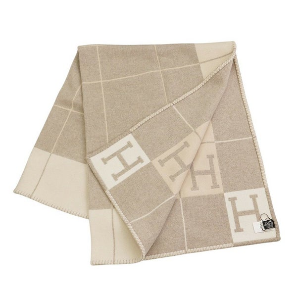 エルメス ブランケット アヴァロンIII ウール カシミヤ HERMES