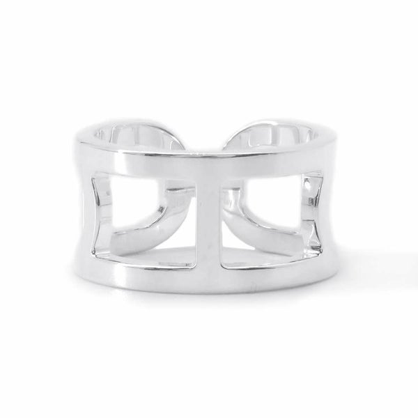 エルメス リング エヴァー シェーヌダンクルMM SV925シルバー リングサイズ55 HERMES ジュエリー