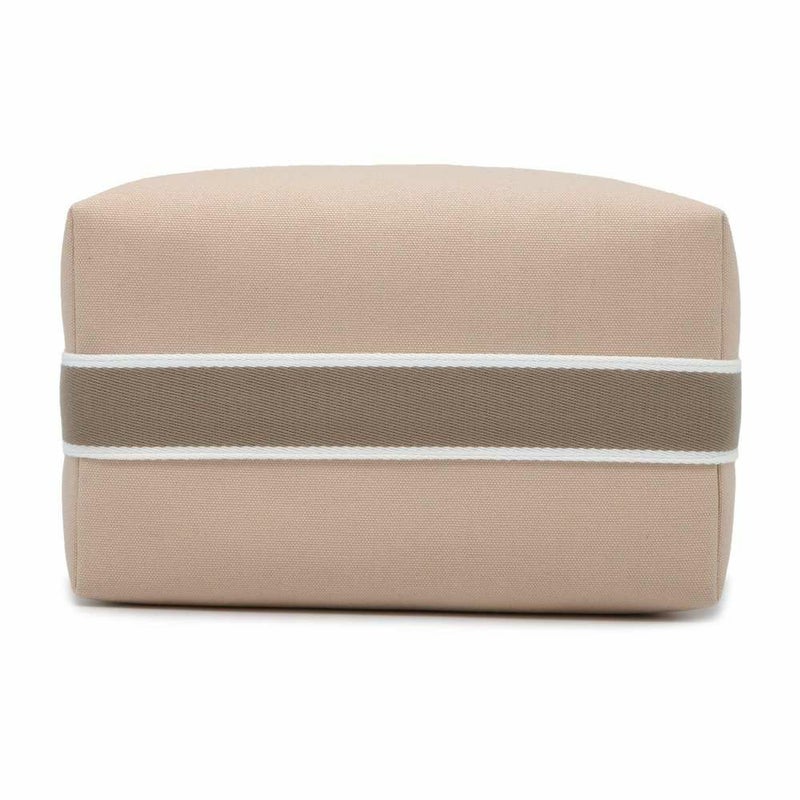 エルメス ポーチ ブリッド・ア・ブラックGM ベージュ/シルバー金具 キャンバス HERMES バッグ 小物入れ