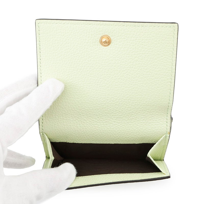グッチ 三つ折り財布 エンボスロゴ コンパクトウォレット レザー 731694 GUCCI 財布