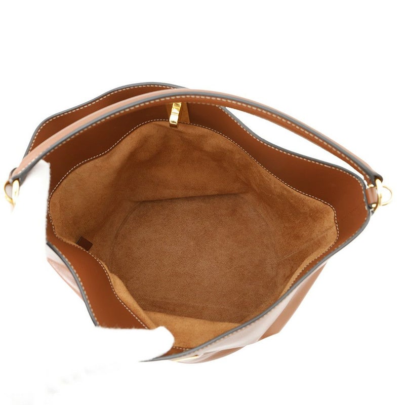 セリーヌ ハンドバッグ ティーンバケット16 カーフレザー 197573CR4.04LU CELINE 2way ブラウン