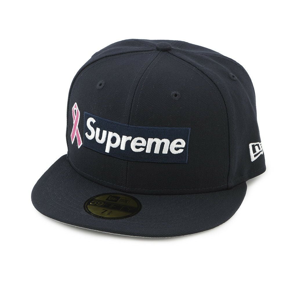 シュプリーム キャップ ニューエラ Supreme ピンクリボン運動 サイズ
