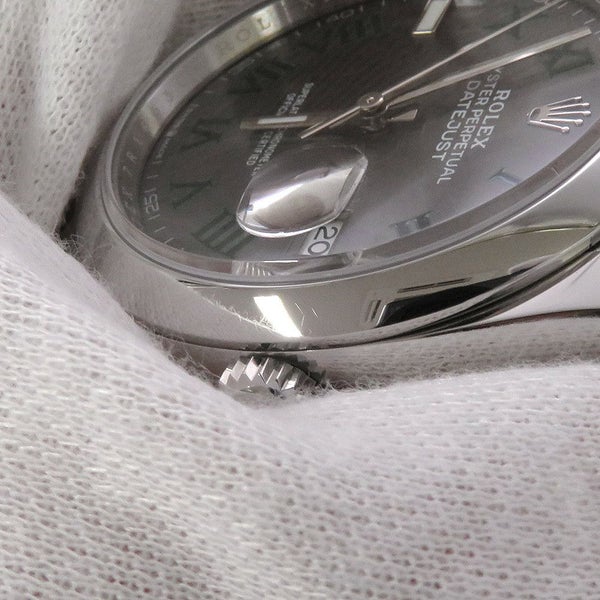 ロレックス デイトジャスト36 126200 ROLEX 腕時計 スレート文字盤 ローマン