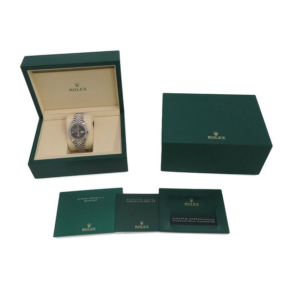 ロレックス デイトジャスト36 126200 ROLEX 腕時計 スレート文字盤 ローマン