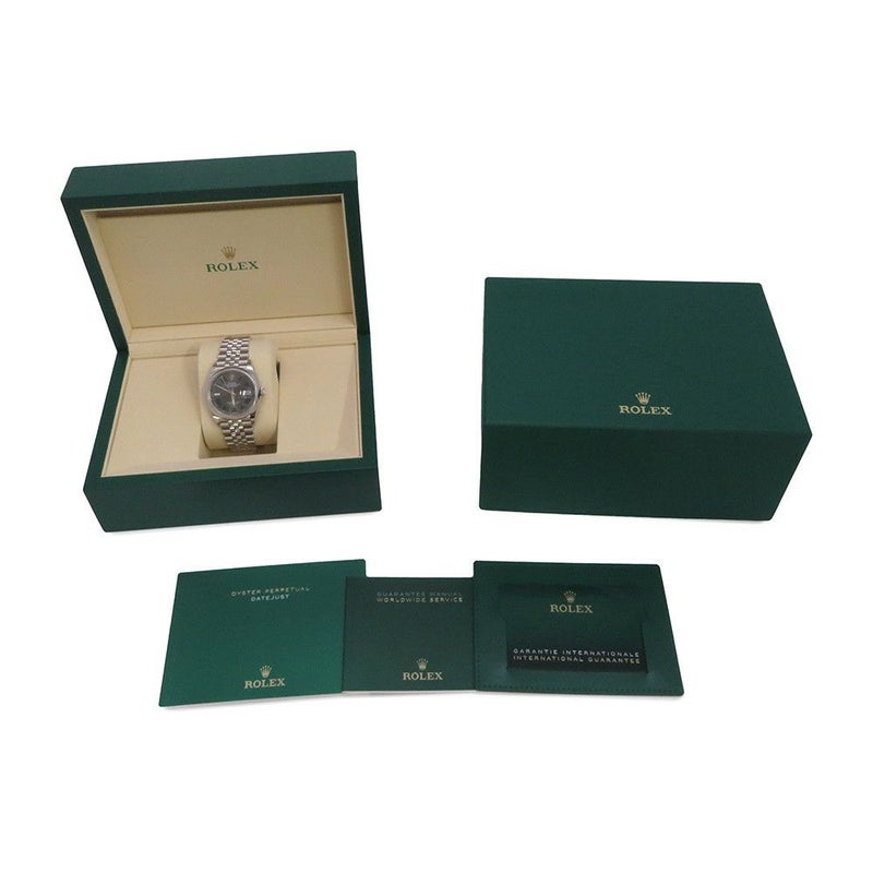 ロレックス デイトジャスト36 126200 ROLEX 腕時計 スレート文字盤 ローマン