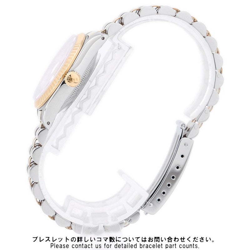 ロレックス デイトジャスト 94番 SS/K18YG 68273 ROLEX 腕時計 アイボリーコンピューター文字盤 アラビア