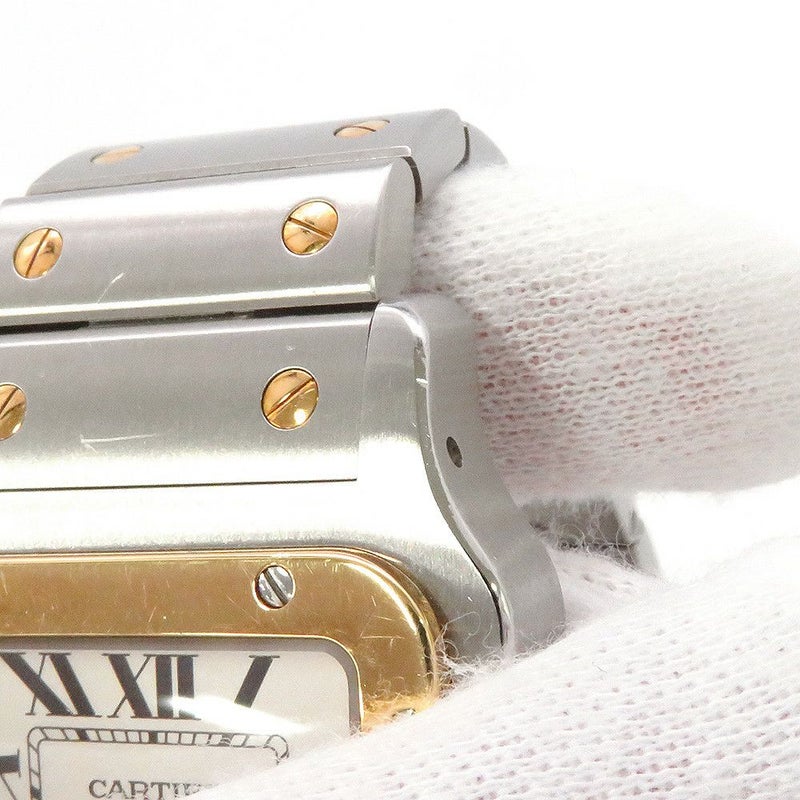 カルティエ サントス ガルベ XL W20099C4 Cartier 腕時計 白文字盤