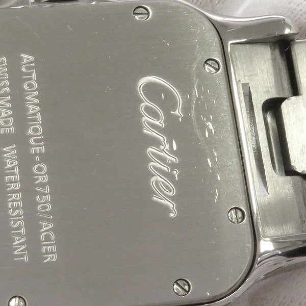 カルティエ サントス ガルベ XL W20099C4 Cartier 腕時計 白文字盤