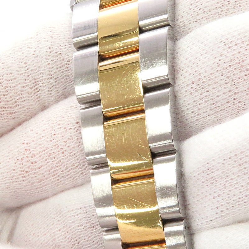 ロレックス オイスターパーペチュアル 81番 SS/K18YG 1005 ROLEX 腕時計 黒文字盤