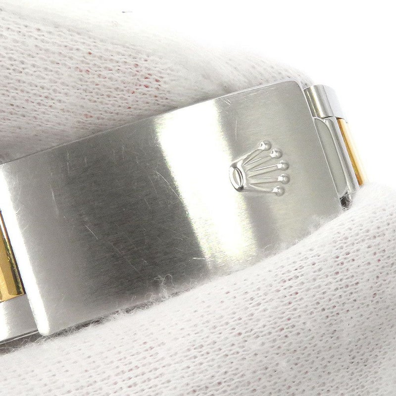 ロレックス オイスターパーペチュアル 81番 SS/K18YG 1005 ROLEX 腕時計 黒文字盤