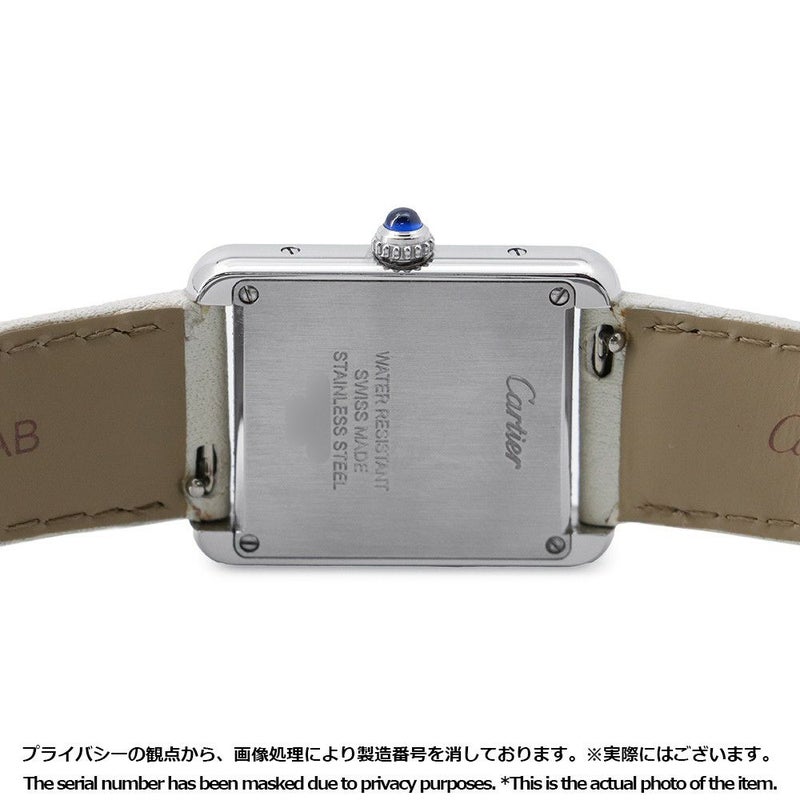 カルティエ タンク ソロ SM W1018255 Cartier 腕時計 シルバー文字盤 クォーツ