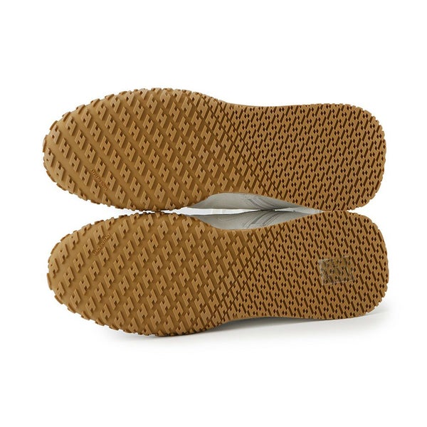 エルメス スニーカー レース・アップ ヴェロア ナッパレザー レディースサイズ38 HERMES 靴 白