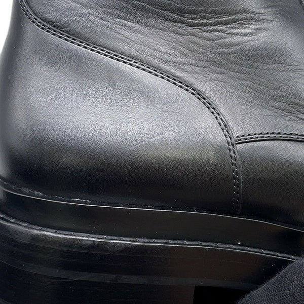 エルメス ブーツ フィアクル ケリーバックル レザー メンズサイズ42 HERMES 靴 黒