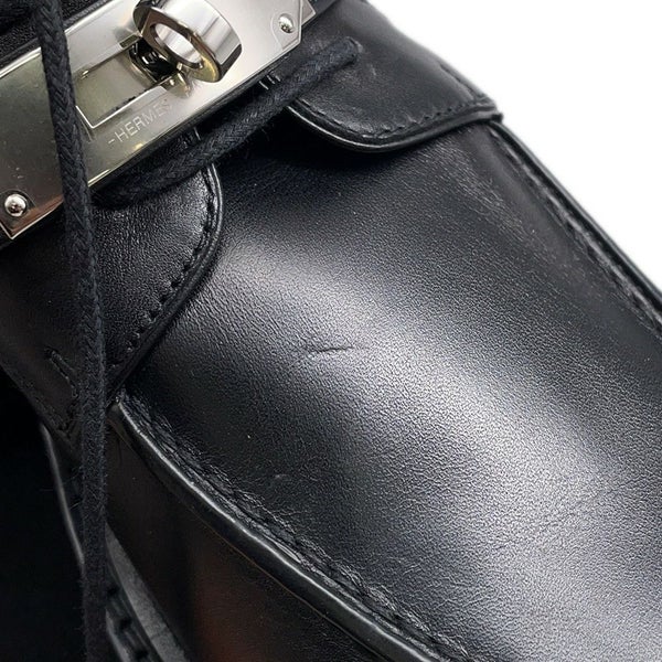 エルメス ブーツ フィアクル ケリーバックル レザー メンズサイズ42 HERMES 靴 黒