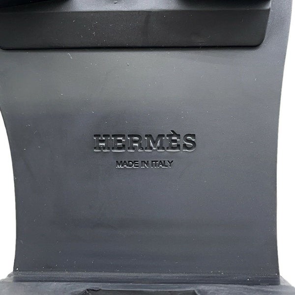 エルメス ブーツ フィアクル ケリーバックル レザー メンズサイズ42 HERMES 靴 黒