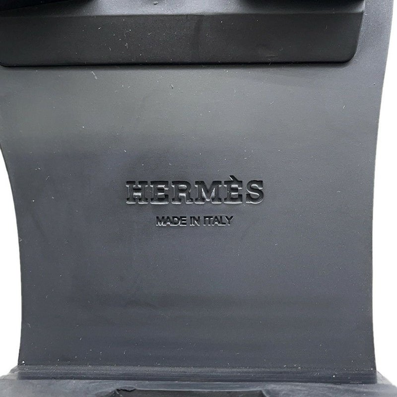 エルメス ブーツ フィアクル ケリーバックル レザー メンズサイズ42 HERMES 靴 黒