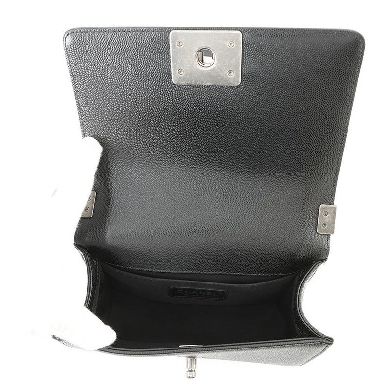 シャネル チェーンショルダーバッグ マトラッセ ココマーク ボーイシャネル スモール A67085 CHANEL 黒