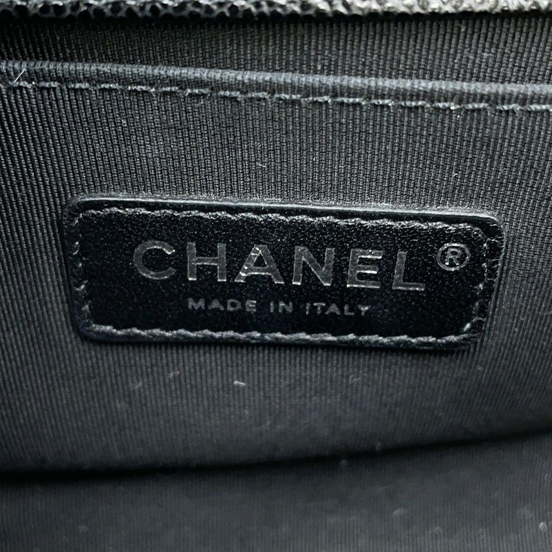 シャネル チェーンショルダーバッグ マトラッセ ココマーク ボーイシャネル スモール A67085 CHANEL 黒