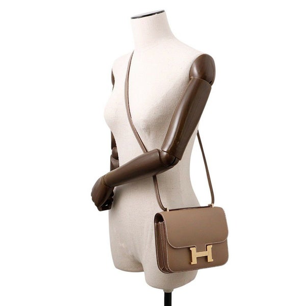 エルメス ミニ コンスタンス3 ミロワール エトゥープ/マットゴールド金具 エプソン K刻印