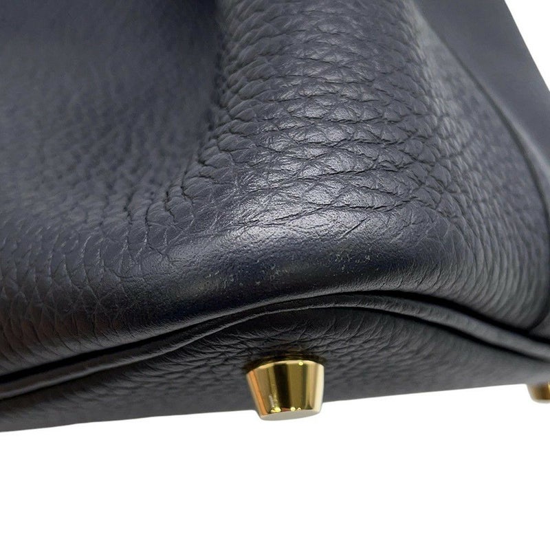 エルメス ハンドバッグ ピコタンロックPM キャバン/ゴールド金具 トリヨンクレマンス U刻印 黒