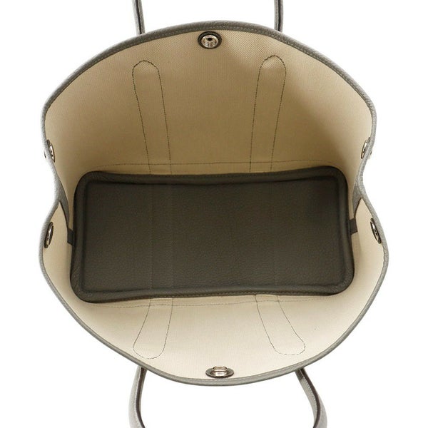エルメス トートバッグ ガーデンパーティTPM グリメイヤー/エクリュ/シルバー金具 トワルアッシュ/ネゴンダ U刻印