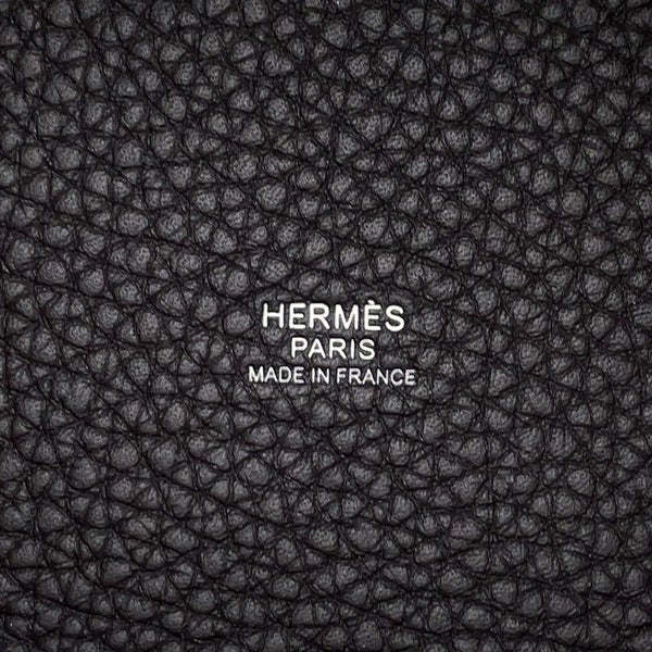 エルメス ハンドバッグ ピコタンロックPM プルノワール/シルバー金具 トリヨンクレマンス W刻印