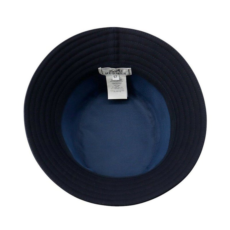 エルメス ハット ハーパー・Hエレクトリック 刺繍 コットン サイズ57 HERMES 帽子 バケットハット