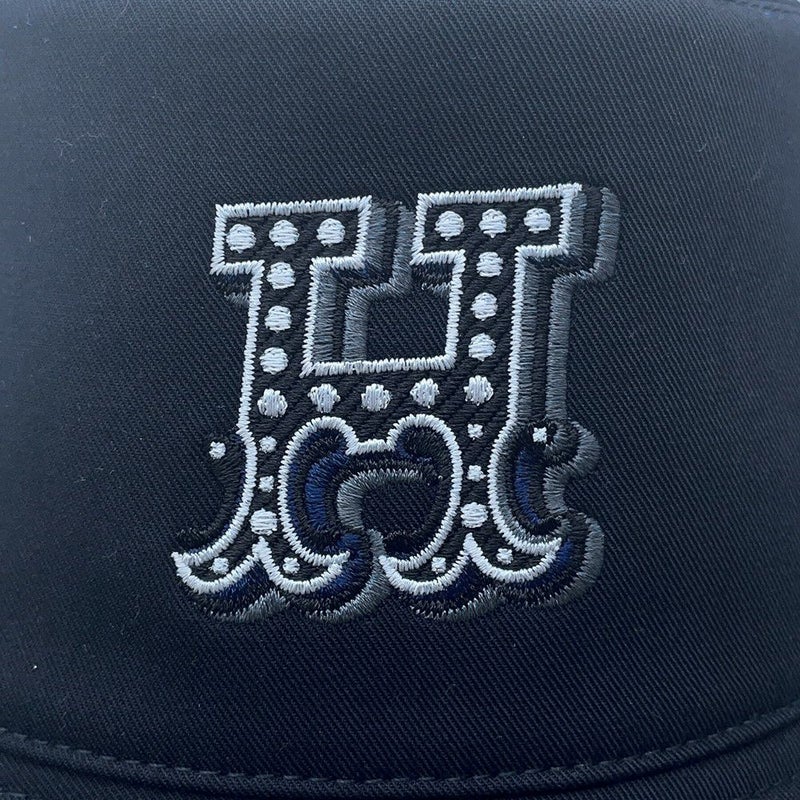 エルメス ハット ハーパー・Hエレクトリック 刺繍 コットン サイズ57 HERMES 帽子 バケットハット