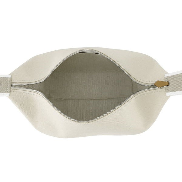 エルメス ポーチ ブリッド・ア・ブラックGM ベージュ/シルバー金具 キャンバス HERMES バッグ 小物入れ