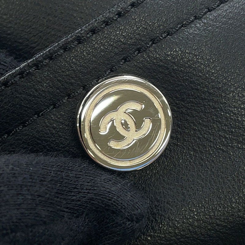 シャネル トートバッグ マトラッセ ココマーク パリビアリッツGM ラージ A34210 CHANEL ポーチ付き 黒