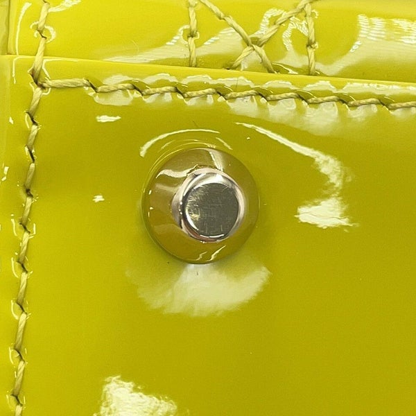 クリスチャン・ディオール ハンドバッグ レディディオール カナージュ ミニ パテント M0505OWCB 2way