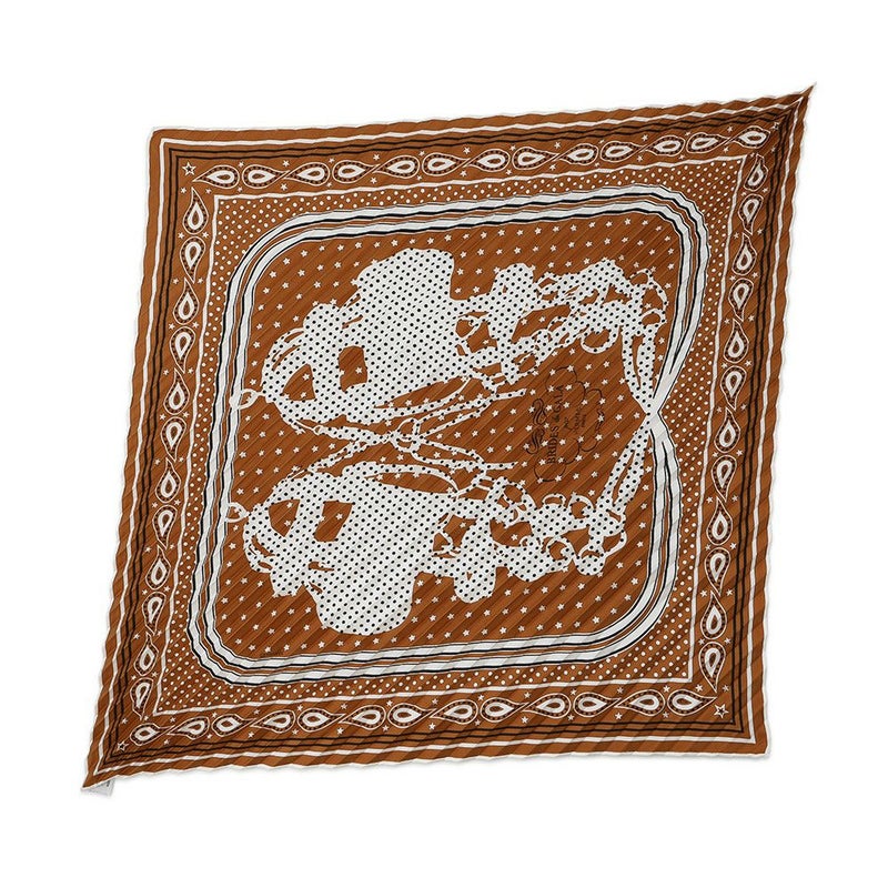 エルメス スカーフ カレ55 ブリッド・ドゥ・ガラ RIDES de GALA 馬勒と運命 HERMES シルクバンダナ