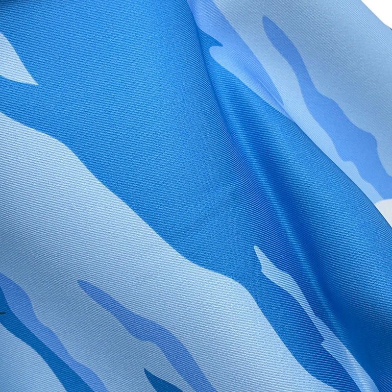 エルメス スカーフ カレ70 ミッドナイト・フォーブル Minuit au Faubourg HERMES シルクスカーフ 2022年春夏