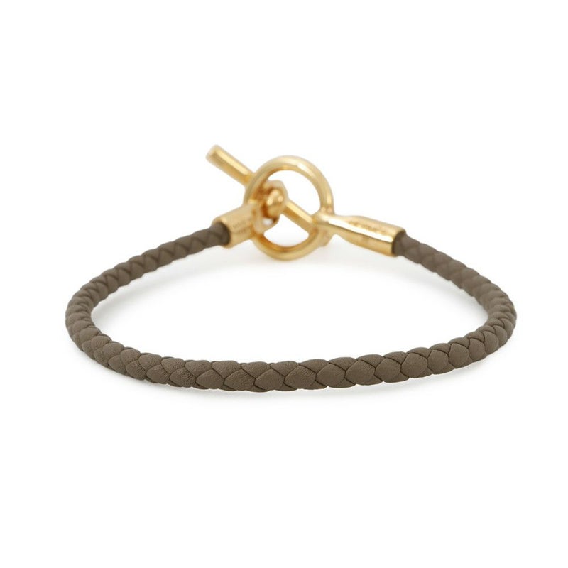 エルメス ブレスレット グレナン エトゥープ/ゴールド金具 スイフト HERMES アクセサリー
