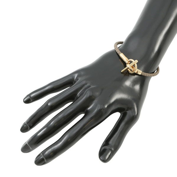 エルメス ブレスレット グレナン エトゥープ/ゴールド金具 スイフト HERMES アクセサリー