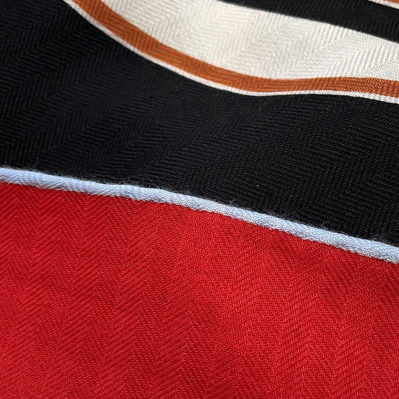 エルメス ストール カレ140 カレジェアン ブリッド・ドゥ・ガラ・アップリケ ピケ 2023春夏