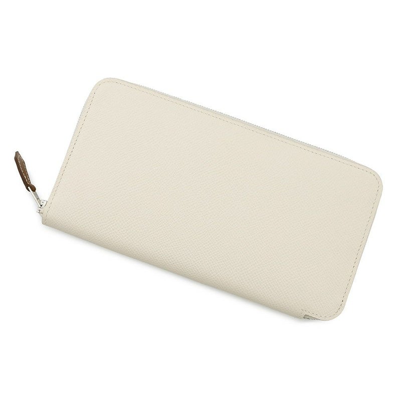 エルメス 長財布 アザップロング シルクイン ナタ/シルバー金具 エプソン U刻印 HERMES 財布