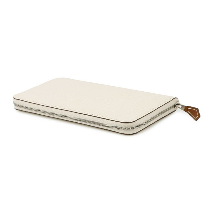 エルメス 長財布 アザップロング シルクイン ナタ/シルバー金具 エプソン U刻印 HERMES 財布