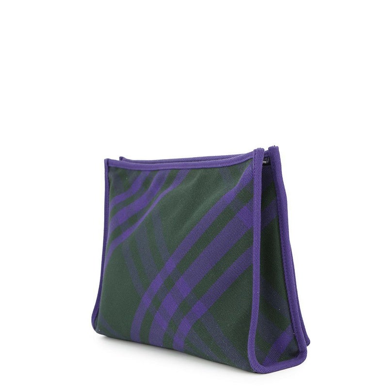 バーバリー クラッチバッグ チェックパターン キャンバス 8074939 BURBERRY