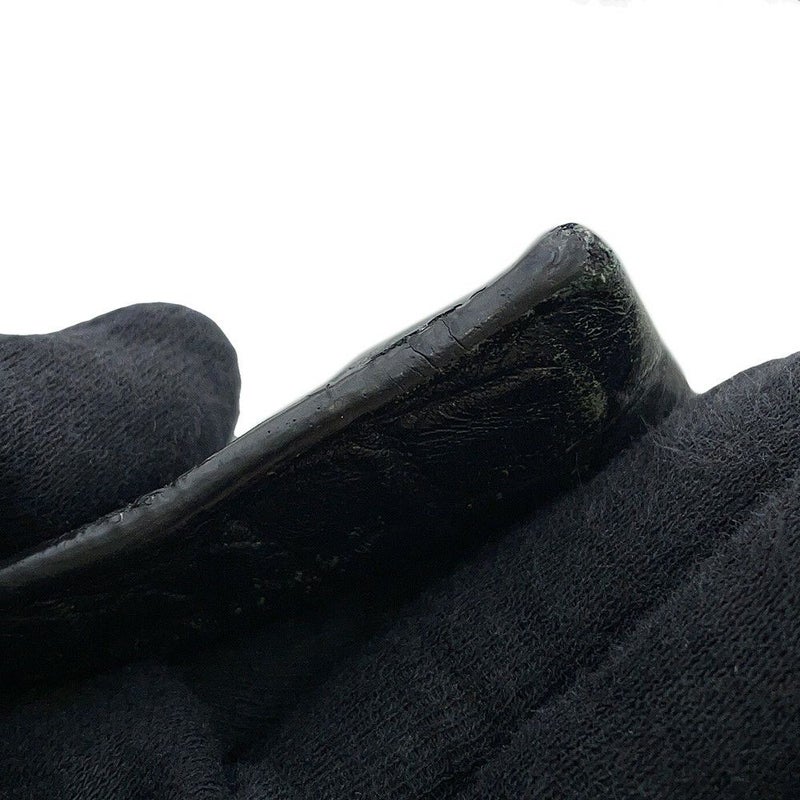 サンローランパリ クラッチバッグ クロコ型押しレザー 378261 SAINT LAURENT PARIS 黒