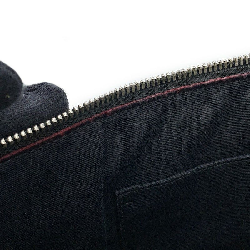 サンローランパリ クラッチバッグ クロコ型押しレザー 378261 SAINT LAURENT PARIS 黒