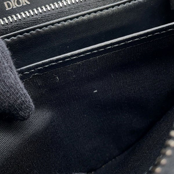 クリスチャン・ディオール 長財布 オブリーク ラウンドファスナー ロングウォレット キャンバス Christian Dior 財布