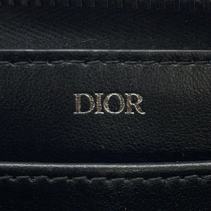 クリスチャン・ディオール 長財布 オブリーク ラウンドファスナー ロングウォレット キャンバス Christian Dior 財布
