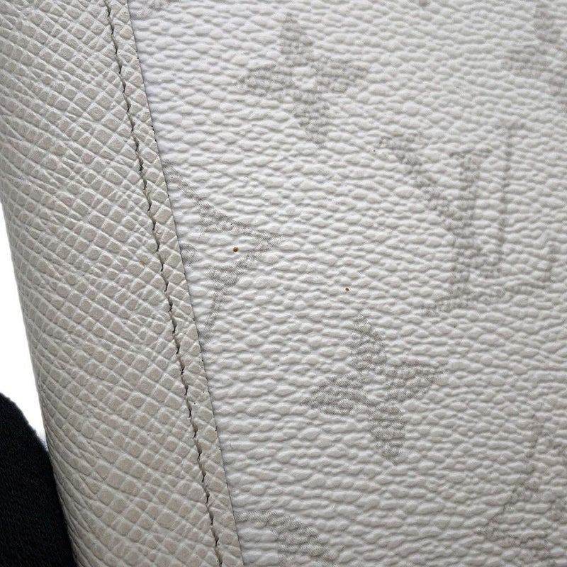 ルイヴィトン 長財布 モノグラム・キャンバス タイガ ポルトフォイユ・ブラザ NM M30889 LOUIS VUITTON メンズ 白 イニシャル入り