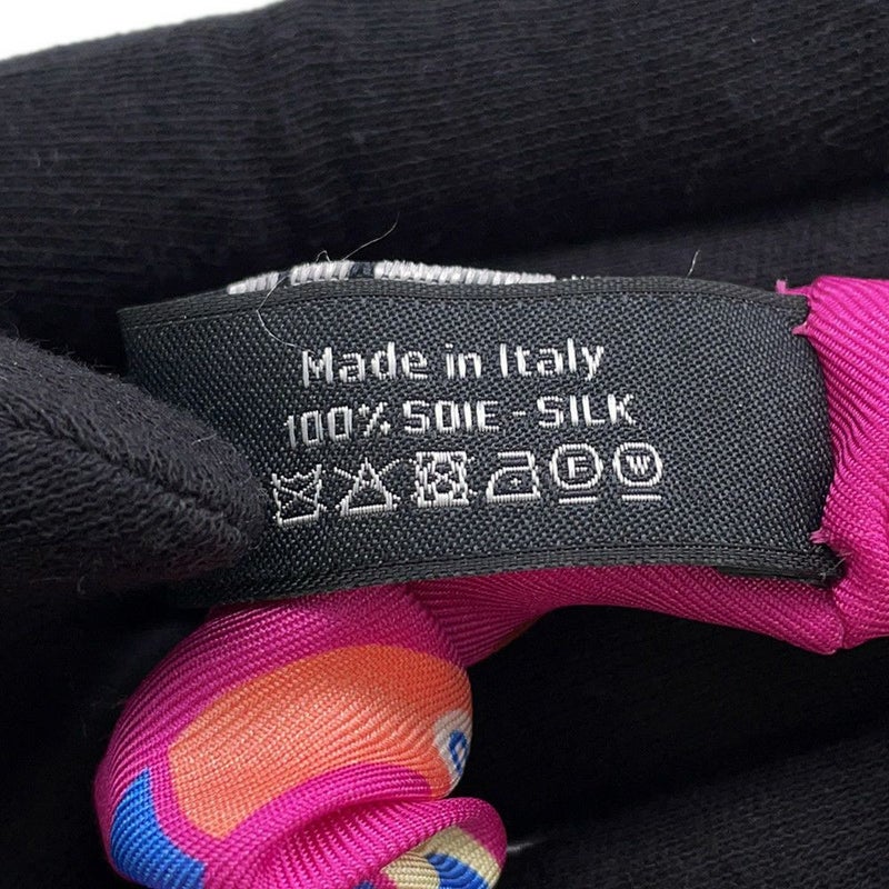 シャネル シュシュ スカーフ セット ココマーク チェーンモチーフ シルク CHANEL リボン ヘアアクセサリー ノベルティ