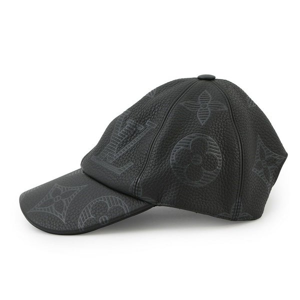 ルイヴィトン キャップ モノグラム・シャドウ サイズ58 MP2880 LOUIS VUITTON 帽子 黒