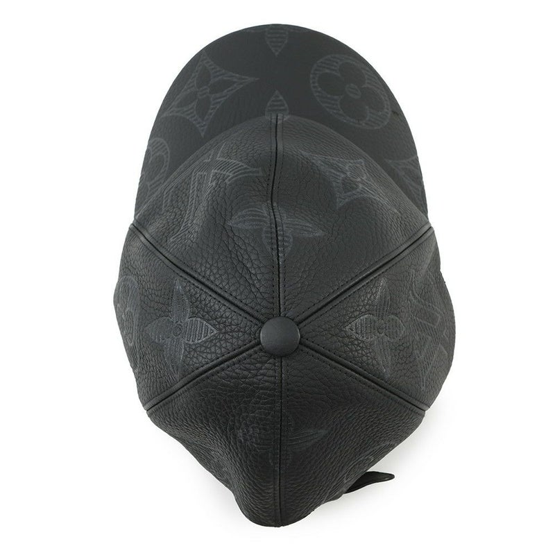 ルイヴィトン キャップ モノグラム・シャドウ サイズ58 MP2880 LOUIS VUITTON 帽子 黒