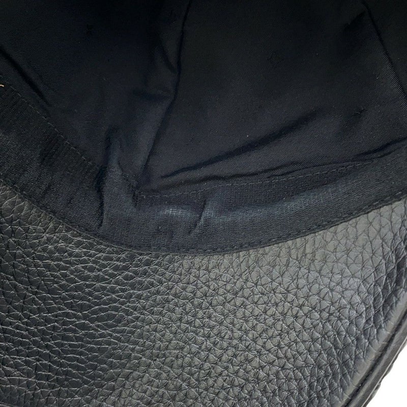 ルイヴィトン キャップ モノグラム・シャドウ サイズ58 MP2880 LOUIS VUITTON 帽子 黒