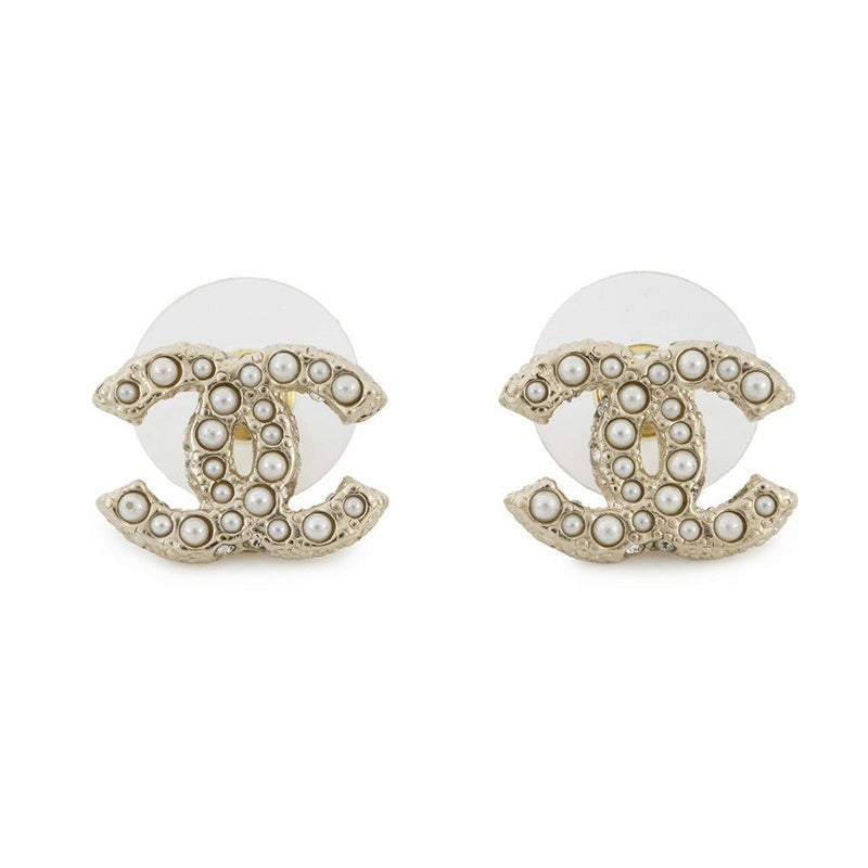 シャネル ピアス ココマーク フェイクパール ラインストーン A25 V A64766 CHANEL アクセサリー