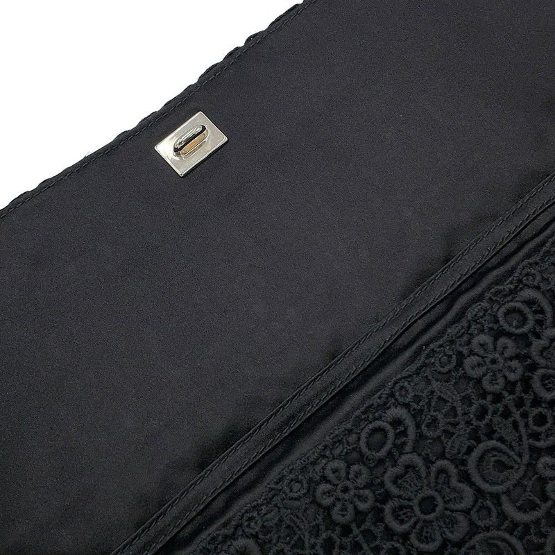 サルヴァトーレ・フェラガモ ショルダーバッグ ヴァラリボン フラワー 21D064 Ferragamo 黒